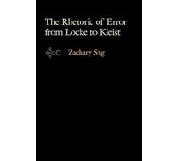 The Rhetoric of Error from Locke to Kleist