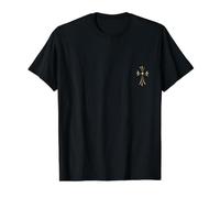 The Rhombus Diamonds Gold Cross Value Graphic T-Shirt