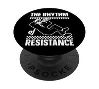 The Rhythm Of Resistance 2-Tone Ska Music Fan Protest PopSockets Adhesive PopGrip