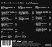 THE RICHARD THOMPSON BAND/RICHARD THOMPSON - LIVE AT ROCKPALAST [DIGIPAK] NEW