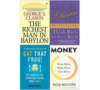 The Richest Man In Babylon,Secrets of the Millionaire Mind 4 Books Collection
