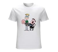 The Ricky Gervais Show Men White T-Shirt Print Unisex Cotton Tee Shirt L