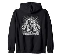 The Riddle Guards The Sand Sphinx Pyramid Zip Hoodie