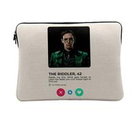 The Riddler Comics Comic Books Social Network Meeting Love Computer and Tablet Case Linen Look 14-15 Inches Protective Laptop Sleeve Printed in France