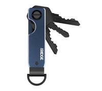 The Ridge Key Organizer - Compact Metallic Key Holder, Minimalist Innovative Keyholder, Smart Keychain Secures 2-6 Keys, Alpine Navy, One size
