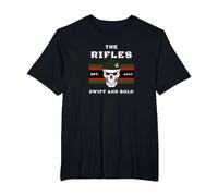 The Rifles T-Shirt, Men's Big and Tall, Black, 6X Tall