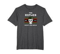 The Rifles T-Shirt, Men's Big and Tall, Dark Heather Grey, 3X Tall