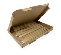 The Rigasz Unbleached Conical Filter Tubes 109/25mm - Ks 100 pcs