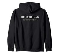 The Right Hand Executive Assistant Administrative Support Zip Hoodie