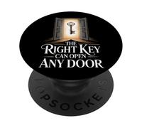 The Right Key Can Open Any Door Locksmith PopSockets Adhesive PopGrip