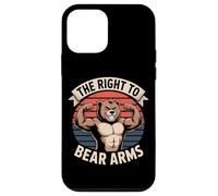 The Right To Bear Arms Funny Muscular Bear Pun Case for iPhone 12 mini