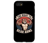 The Right To Bear Arms Funny Muscular Bear Pun Case for iPhone SE (2020) / 7/8