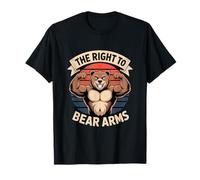 The Right to Bear Arms Muscular Bear Vintage T-Shirt