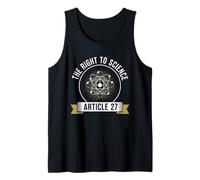 The Right to Science Article 27 Human Rights Social Justice Tank Top