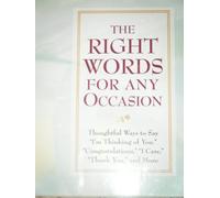 The Right Words for Any Occasion
