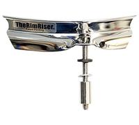 The RimRiser RRU1310CH Cross Stick Performance Enhancer Snare Drum Head, Chrome