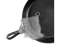 The Ringer IR 80815 Chain Mail Cast Iron Cleaner, Silver