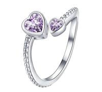 The Rings Card Game Birthstones Anxiety Decompression Rotating Ring Decompression Ring Birthday Gift for Her Minimalist Crystal Ring Birthstones Rhinestone Ring Wide Rings Silver Women, one size