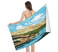 The Rio Grande River Which Begins In Colorado And Flows Into The Gulf Bath Sheet Bath Sheet Quick Dry Pool Towel Lightweight Beach Blanket For Sport Spa Gym 80X130Cm