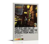 The Rise And Fall of Ziggy Stardust And The Spiders From Mars - David Bowie Posters Printing Wall Art Vintage Poster Decorative Painting Aesthetic Canvas Decor for Living Room Bed Room 08x12inch(20x30