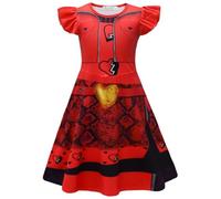 The Rise of Red Dress Girls Toddler Dresses Kids Birthday Carnival Bridesmaid Wedding Party Dress Prom Ball Gown Christmas Frock (UK, Age, 7 Years, 8 Years, Regular, red)