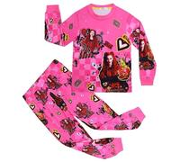 The Rise of Red Girls Pyjamas Teen Sleepwear Home Wear Kids Long Sleeve Pajamas Pjs Top & Pant Suit 2Pcs Nightwear (UK, Age, 6 Years, 7 Years, Regular, pink)