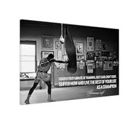 The Rising Champion Or Alternately Elevate Your Game Iconic Celebrity Wall Art Prints - Stylish Canvas Decor for Office, Bedroom, Home Large (41 x 30 cm - 16" x 12" inch)