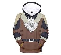 The Rising of The Shield Hero Hoodie Men - 3D Graphic Print Pullover Unisex - Anime Costume Round Neck Long Sleeve Top Kawaii Sweatshirt Oversize (XXS-4XL)