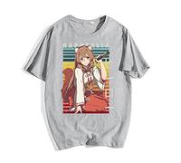 The Rising of The Shield Hero T Shir Men, Manga Figure RAPHTALIA Graphic Print T Shirt Unisex, Anime Costume Round Neck Short Sleeve Tee Shirt Kawaii Oversize