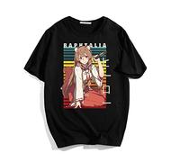 The Rising of The Shield Hero T Shir Men, Manga Figure RAPHTALIA Graphic Print T Shirt Unisex, Anime Costume Round Neck Short Sleeve Tee Shirt Kawaii Oversize
