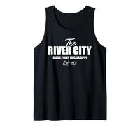 The River City Moss Point Mississippi Est. 1901 Tank Top