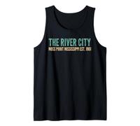 The River City Moss Point Mississippi Est. 1901 Tank Top