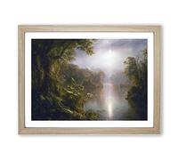 The River Of Light By Frederic Edwin Church Classic Painting Framed Print | A3 Oak Framed Wall Art | Ready to Hang | Classic Religious Picture | Living Room Bedroom Lounge Office