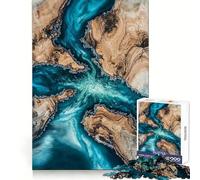 The River's Chill Jigsaw Puzzles 1000 Pieces for Teenagers Strong Logic Toy Home Activity Clear Edge Cherished Gift (38x52cm)