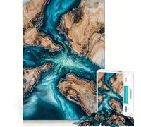 The River's Chill Jigsaw Puzzles 1000 Pieces for Teenagers Strong Logic Toy Home Activity Clear Edge Cherished Gift (38x52cm)
