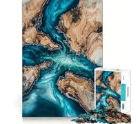 The River's Chill Jigsaw Puzzles for Teenagers 1000 Pieces Logic Sense Toy Calm Fun Smooth Edge Birthday Gift (50x75cm)