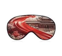 The Road of Color Eye Mask for Women & Men, Breathable & Adjustable Eye Cover, Ultra Soft Sleep Mask, Lightweight Travel Blindfold for Airplane, Nap, Night Sleeping