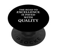 The Road to Excellence | World Quality Day | Workplace Gift PopSockets Adhesive PopGrip