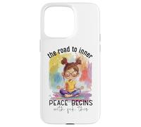 The Road To Inner Peace Begins With Fck This Case for iPhone 15 Pro Max