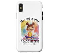 The Road To Inner Peace Begins With Fck This Case for iPhone X/XS