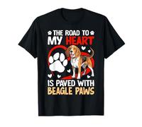 The Road To My Heart Is Paved With Beagle Paws T-Shirt