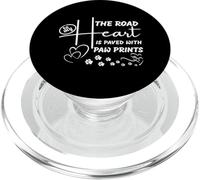 The Road to My Heart Is Paved with Paw Prints Dog Lovers PopSockets PopGrip for MagSafe