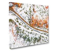 The Road to Nowhere Canvas Print | Gallery Wrapped 30mm Frame Wall Art | 20x20 inches | Ready to Hang | Modern Picture | Living Room Bedroom Lounge Office