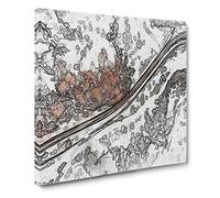 The Road to Nowhere Canvas Print | Gallery Wrapped 30mm Frame Wall Art | 20x20 inches | Ready to Hang | Modern Picture | Living Room Bedroom Lounge Office