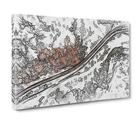 The Road to Nowhere Canvas Print | Gallery Wrapped 30mm Frame Wall Art | 30x20 inches | Ready to Hang | Modern Picture | Living Room Bedroom Lounge Office