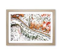 The Road to Nowhere Painting Framed Print | A2 Oak Framed Wall Art | Ready to Hang | Modern Historical Picture | Living Room Bedroom Lounge Office