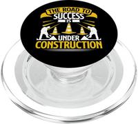 The Road to Success is Under Construction Road Builder PopSockets PopGrip for MagSafe