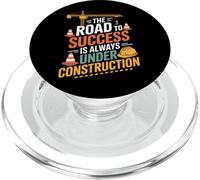 The Road To Success Site Builders Motivational PopSockets PopGrip for MagSafe