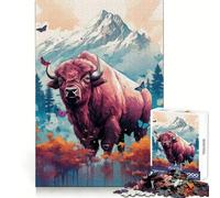 The Roaming Behemoth 1000 Piece Jigsaw Puzzles for Adults Jigsaw Mental Toy Soothing Fun Premium Cut Birthday Gift (38x26cm)