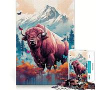 The Roaming Behemoth Jigsaw Puzzle for Adults 1000 Pieces Think Smart Toy Home Enjoy Accurate Cut Wall Art Decor (38x52cm)